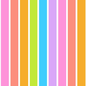 retro rainbow stripes