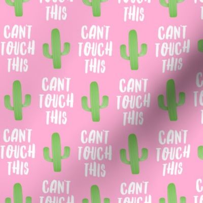 Can't touch this - cactus  - pink - LAD19