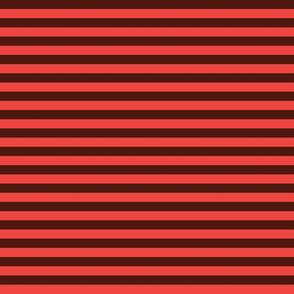 Spooky Stripes red/brown