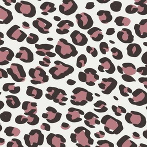 leopard print fabric sfx1718 clover - animal print, cheetah print, leopard print - baby girl, nursery