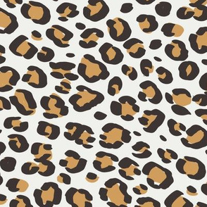 leopard print fabric sfx1144 oak leaf - animal print, cheetah print, leopard print - baby girl, nursery