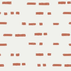 lines apricot fabric - sfx1436 - stripes, nursery stripe, gender neutral stripe, earthy stripe, boho, dash 