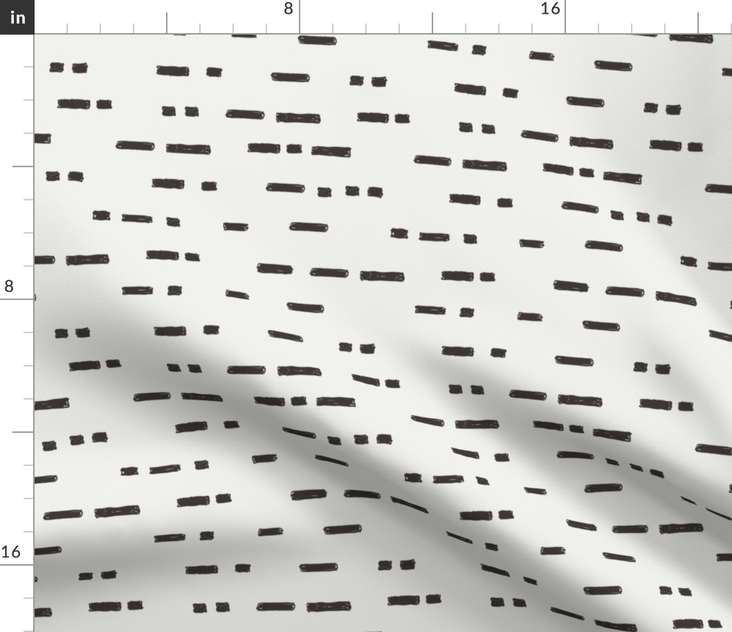 lines coffee fabric - sfx1111 - stripes, nursery stripe, gender neutral stripe, earthy stripe, boho, dash 