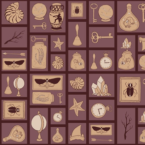 Cabinet of Curiosities - Purple