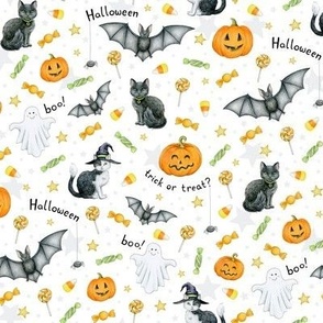 Halloween mix on white - small scale