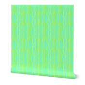 GREEN BLUE WAVY STRIPES