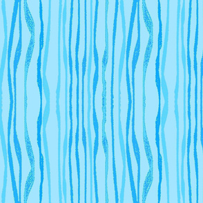 BLUE  BLUE WAVY STRIPES