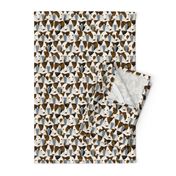 lots of terriers - parson jack russells - JRT PRT dog pattern - small