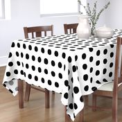 Jumbo Dots in black dots on white