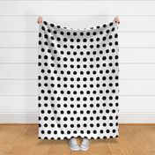 Jumbo Dots in black dots on white