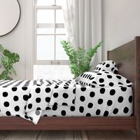 Jumbo Dots in black dots on white