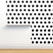 Jumbo Dots in black dots on white