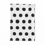 Jumbo Dots in black dots on white