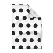 Jumbo Dots in black dots on white