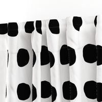 Jumbo Dots in black dots on white