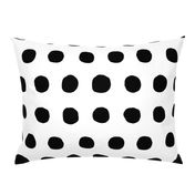 Jumbo Dots in black dots on white