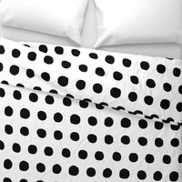 Jumbo Dots in black dots on white