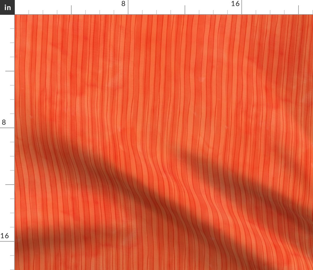 Rough watercolour stripes orange