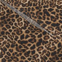 Cheetah leopard brown/tan velvety look!