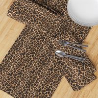 Cheetah leopard brown/tan velvety look!