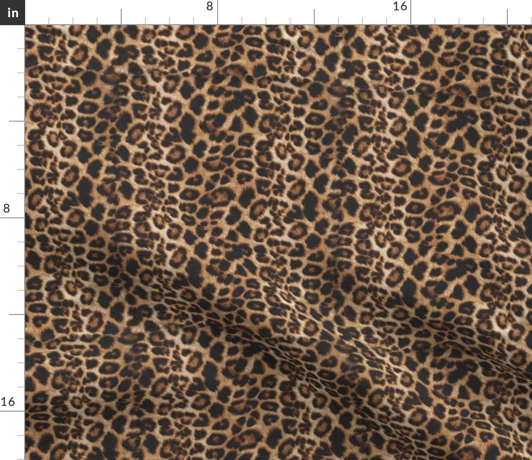 Cheetah leopard brown/tan velvety look!
