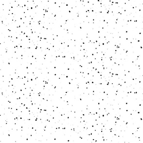 Hand drawn dots - mini, white 