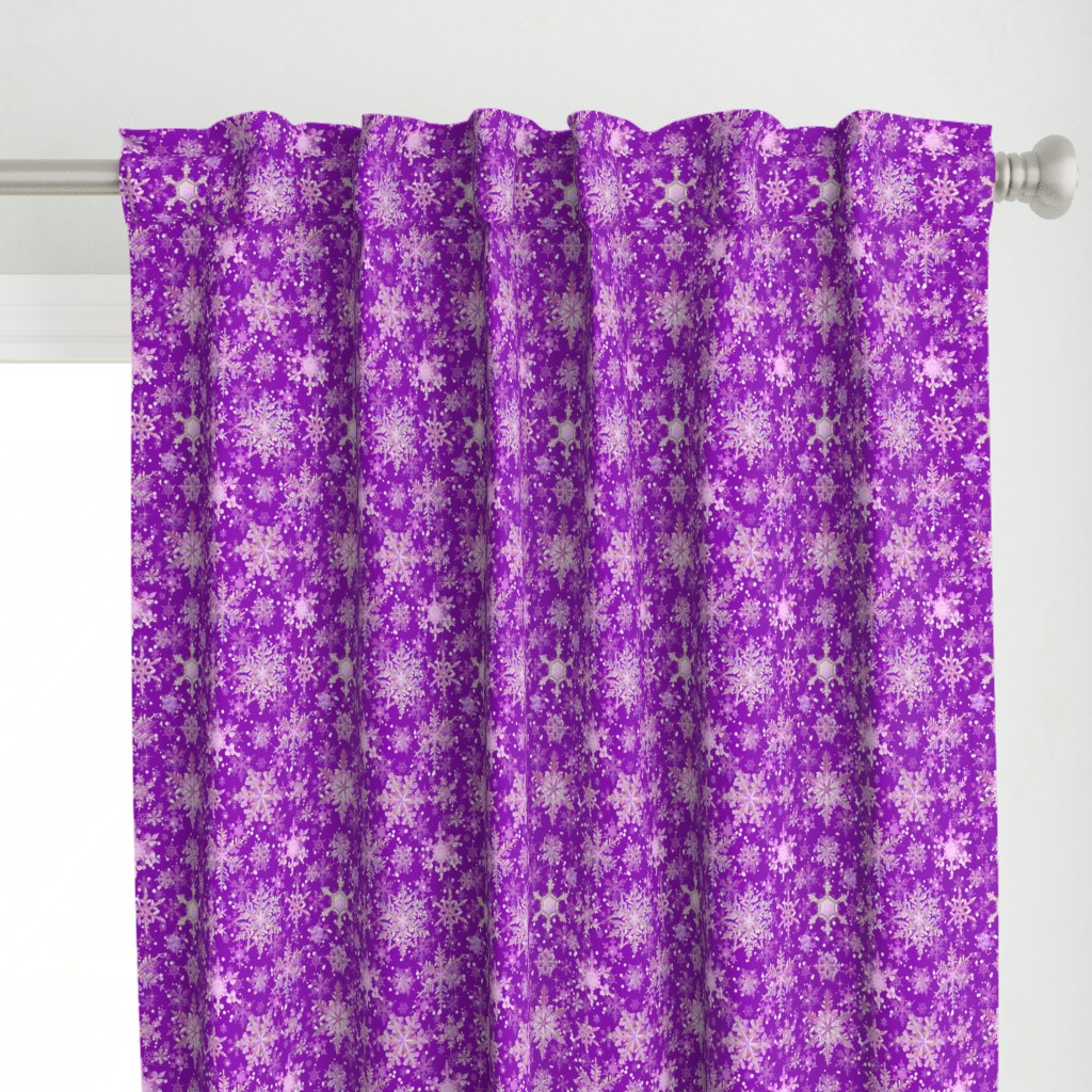 Fancy Snowflakes purple