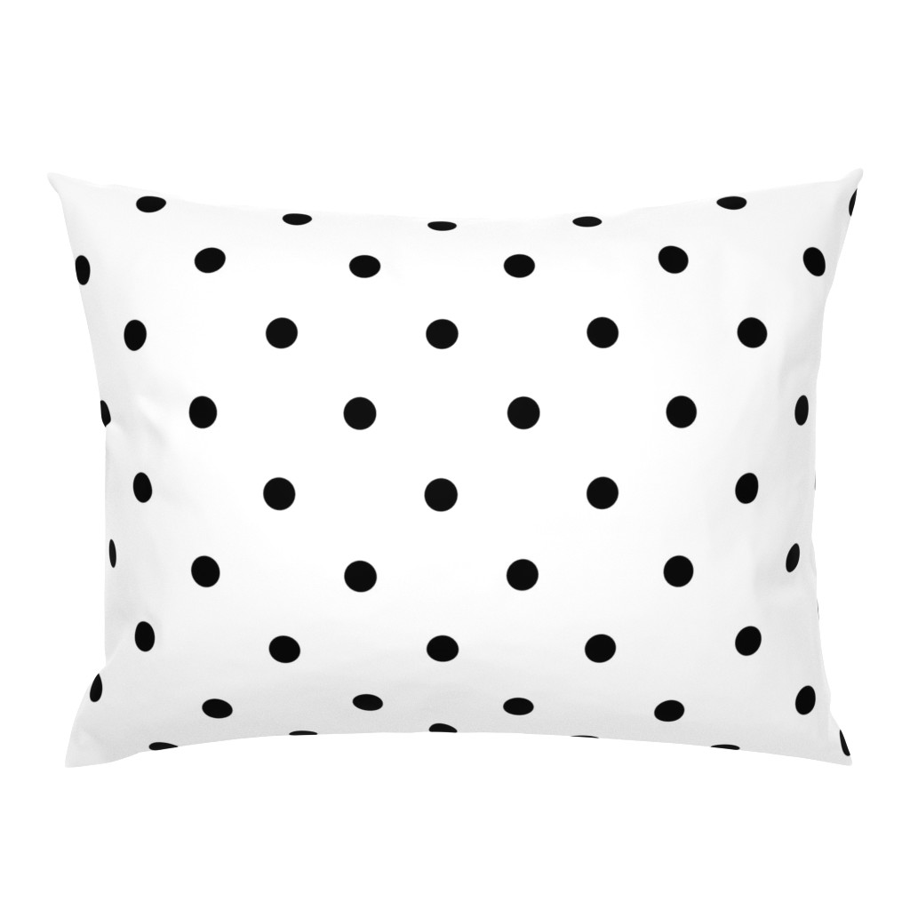 Classic Polka Dots - Black on White