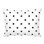 Classic Polka Dots - Black on White