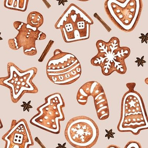 Gingerbread Cookies // Dusty Beige