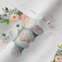 Sweet Dreams Baby Elephant (white)