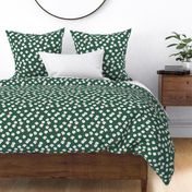 Soft cotton bolls autumn winter garden botanical love soft white forest green