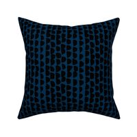 Little rows and spots abstract minimal trend animals print little inky brush strokes jungle dashes black navy blue