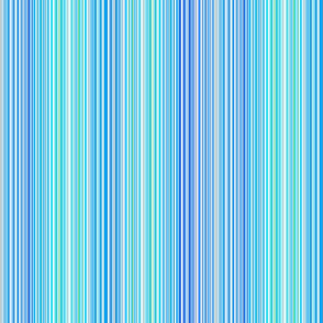 Mini Stripes Ocean Blue 150L