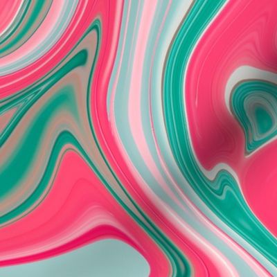 Candy swirl - Watermelon - Large