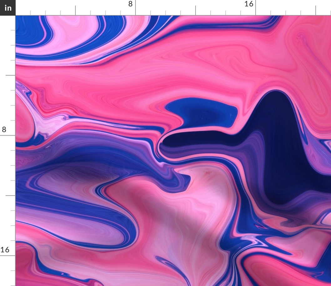 Candy swirl - Fluorescent - Large Fabric | Spoonflower