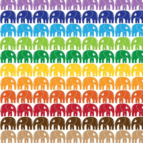 Rainbow elephant