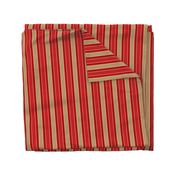 Stripe 1 - Red Tan Ivory ©Julee Wood