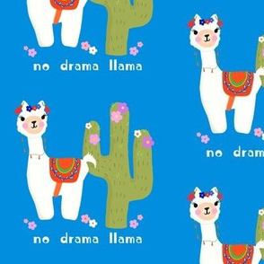 No Drama Llama Fabric, Wallpaper and Home Decor | Spoonflower