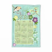 2024 Winter Flowers Calendar