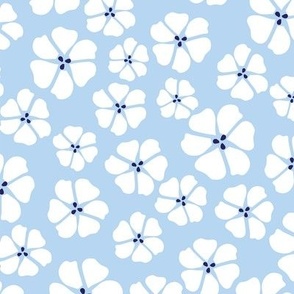 Tatianas Flower Pastel Blue