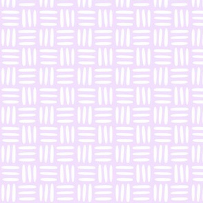 Textile Weave White on Lavender Purple