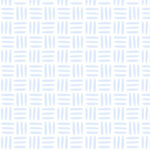 Textile Weave Light Blue on White