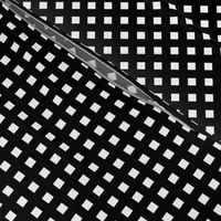 Square Grid Plaid (Small) // Black