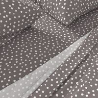 Painted Polka Dot // Warm Grey