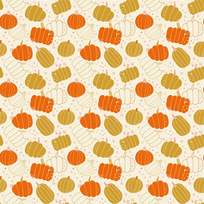 Cute Pumpkins Halloween Pattern, Halloween decoration, Kitchen Deco, tablecloth