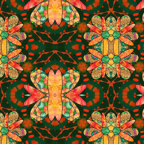 Fall Flowers - pattern 2