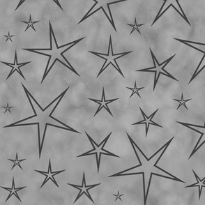 Grey Stars on Grey