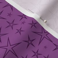 Purple Stars on Purple