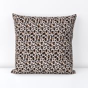 Leopard - black brown on blush